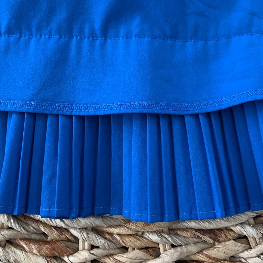 IBKUL Crystal Pleat Royal Blue Skort - Picture 4 of 13